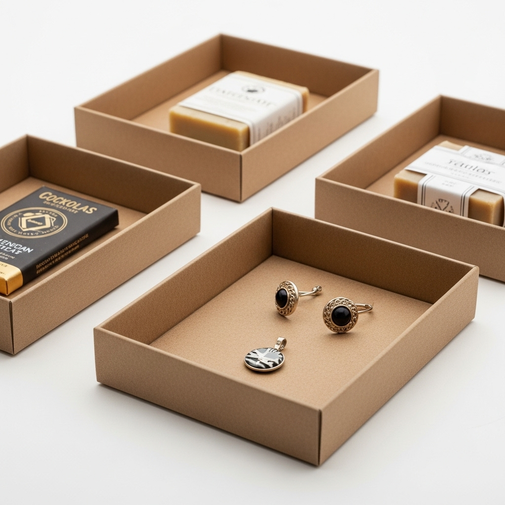 Charolas de cartón corrugado para display en punto de venta y logística de almacén — Kartonage